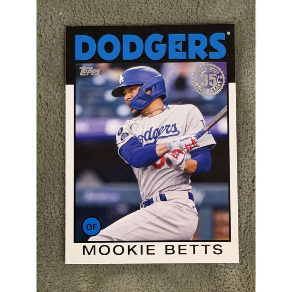 2021 Topps Update Series - 1986 Topps Baseball 35th Anniversary Mookie Betts...